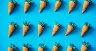 Immagine di Rows of carrots